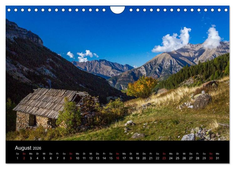 Produktbild: Entschleunigt ... reisen durch traumhafte Landschaften "Les Grandes Alpes" (Wandkalender 2026 DIN A4 quer), CALVENDO Monatskalender