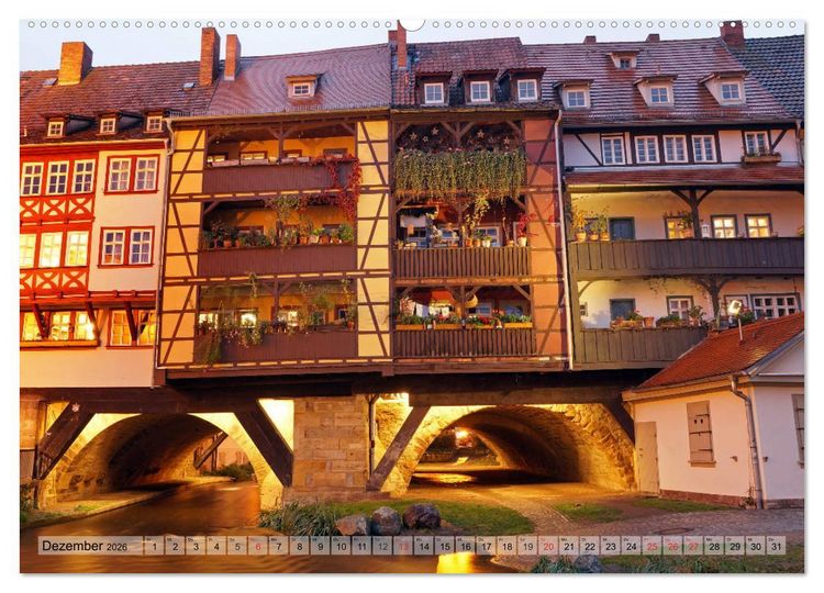 Produktbild: Mittel-Th&uuml;ringen (Wandkalender 2026 DIN A2 quer), CALVENDO Monatskalender