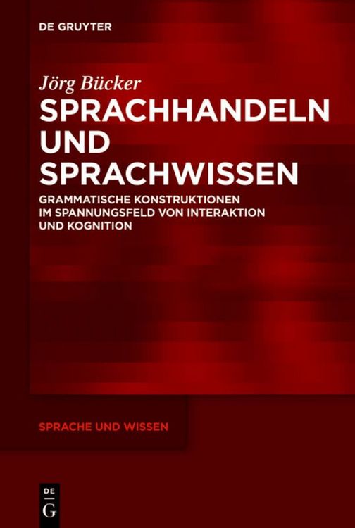 Produktbild: Sprachhandeln und Sprachwissen