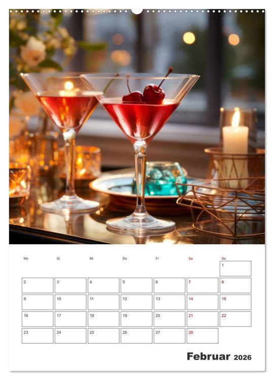 Produktbild: Bar- und Lounge-Atmosph&auml;re (Wandkalender 2026 DIN A2 hoch), CALVENDO Monatskalender