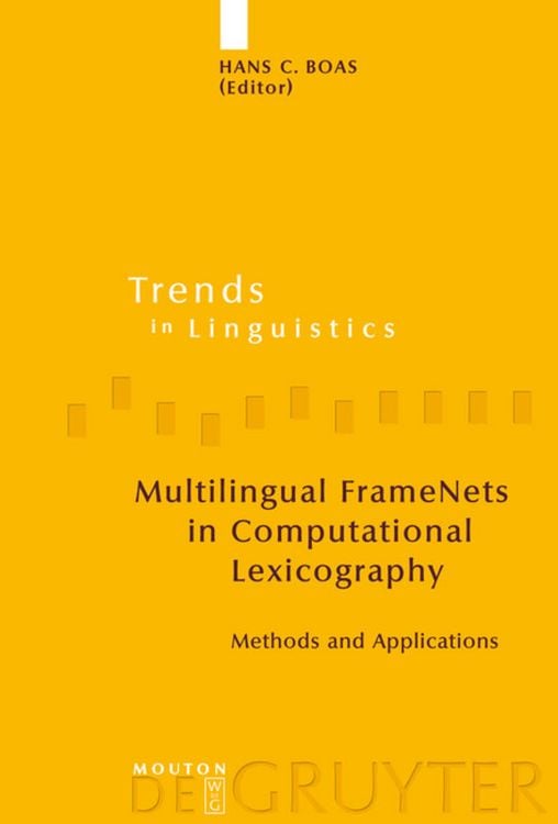 Produktbild: Multilingual FrameNets in Computational Lexicography