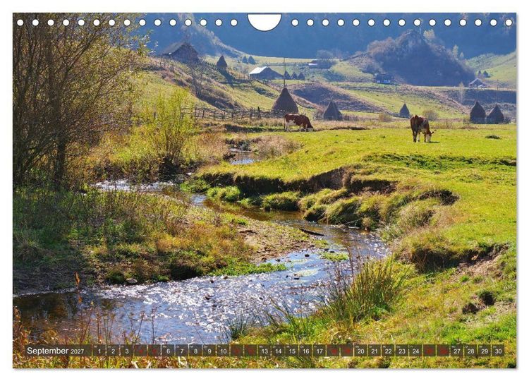 Produktbild: Fundatura Ponorului - Auf dem Via Transilvanica durch die Karpaten (Wandkalender 2027 DIN A4 quer), CALVENDO Monatskalender