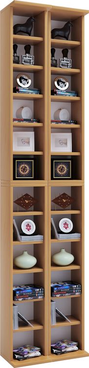 Produktbild: Holz CD DVD Stand Regal Schrank St&auml;nder Almera