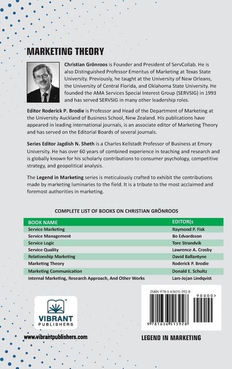 Produktbild: Marketing Theory