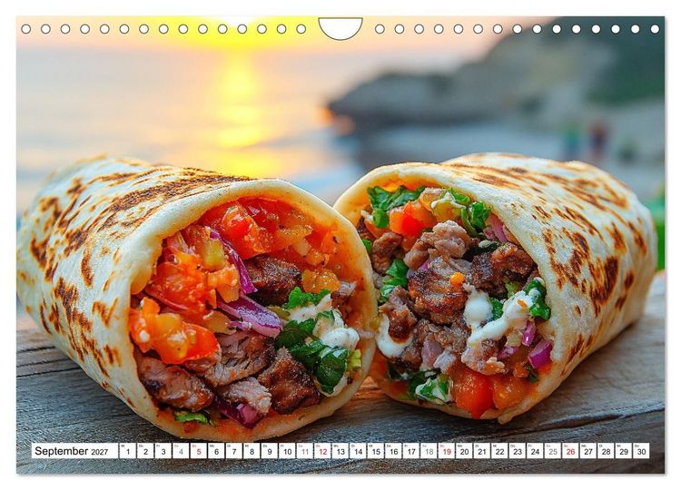 Produktbild: D&ouml;ner macht sch&ouml;ner, t&uuml;rkischer Geschmack von deinem D&ouml;nermann (Wandkalender 2027 DIN A4 quer), CALVENDO Monatskalender