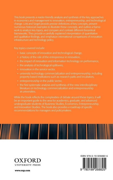 Produktbild: Innovation, Entrepreneurship, and Technological Change
