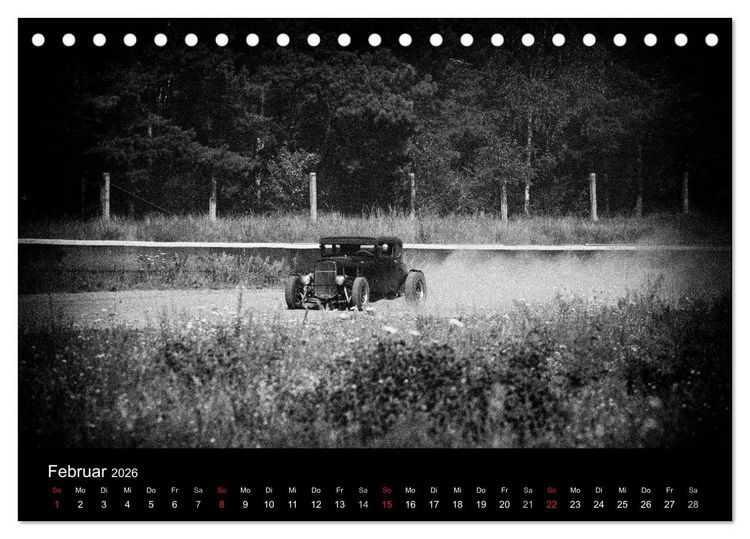 Produktbild: Hot Rods (Tischkalender 2026 DIN A5 quer), CALVENDO Monatskalender