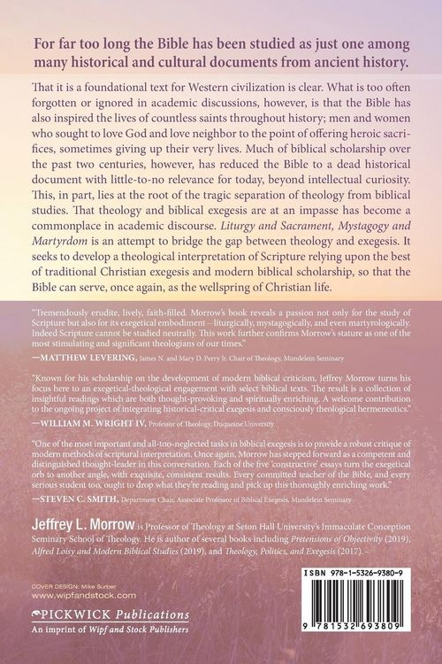 Produktbild: Liturgy and Sacrament, Mystagogy and Martyrdom