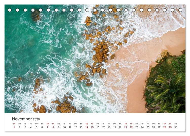 Produktbild: Brasilien - Karnevale, Fu&szlig;ball und Regenw&auml;lder. (Tischkalender 2026 DIN A5 quer), CALVENDO Monatskalender