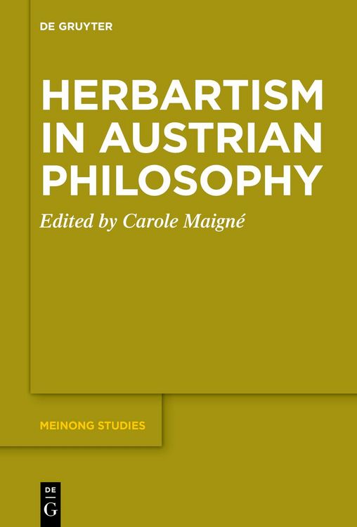 Produktbild: Herbartism in Austrian Philosophy