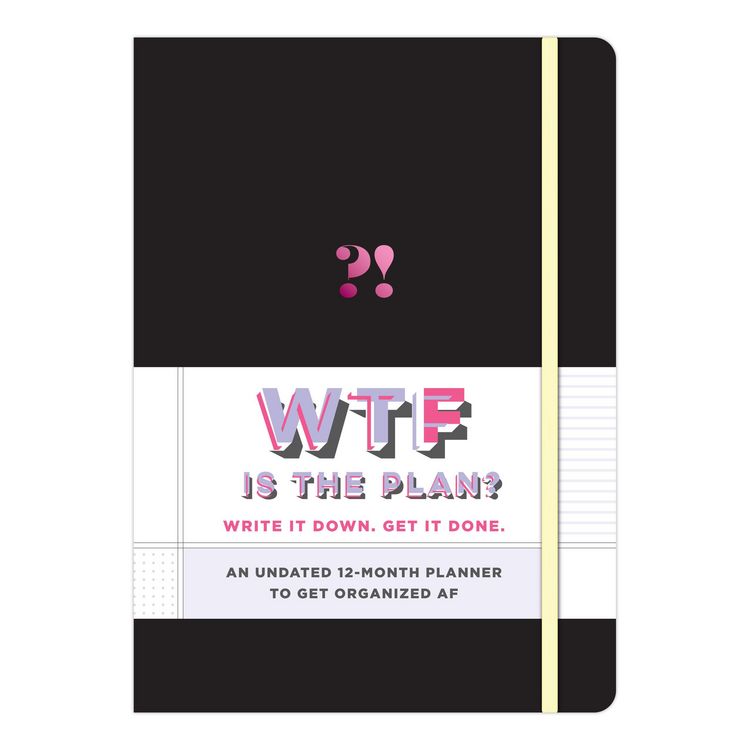 Produktbild: Wtf Undated Planner and Weekly Agenda Notebook