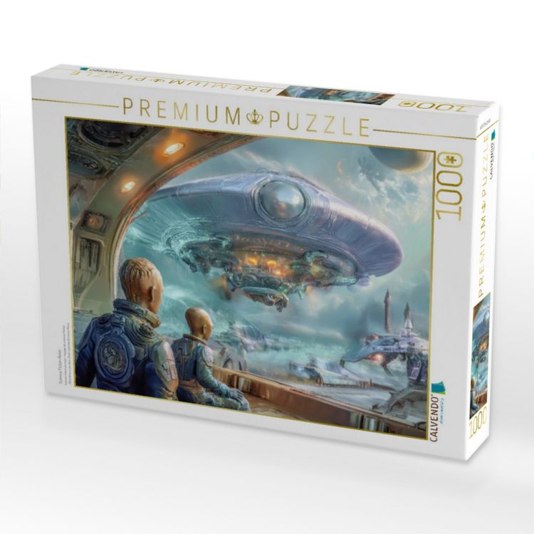 Produktbild: CALVENDO Puzzle Science Fiction Reise | 1000 Teile Lege-Gr&ouml;&szlig;e 64x48cm Foto-Puzzle f&uuml;r gl&uuml;ckliche Stunden