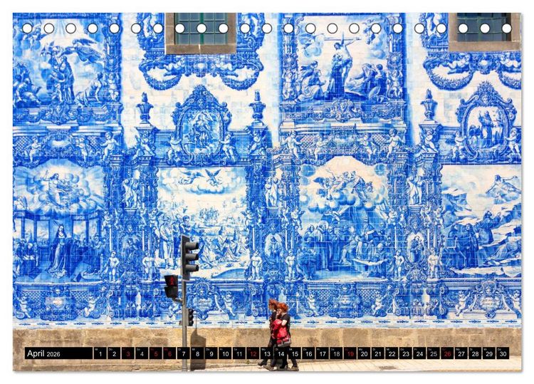 Produktbild: Porto - Die Handelsstadt am Douro (Tischkalender 2026 DIN A5 quer), CALVENDO Monatskalender