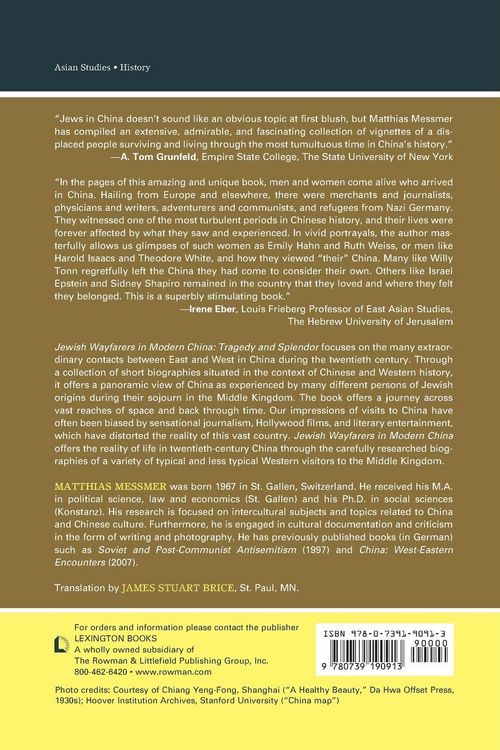 Produktbild: Jewish Wayfarers in Modern China