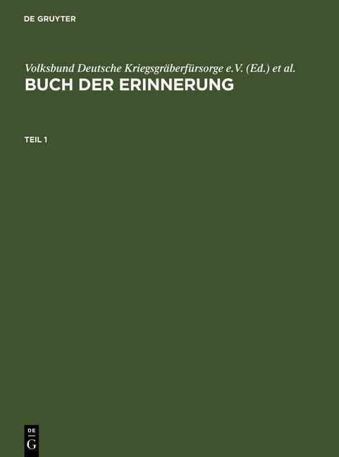 Produktbild: Buch der Erinnerung