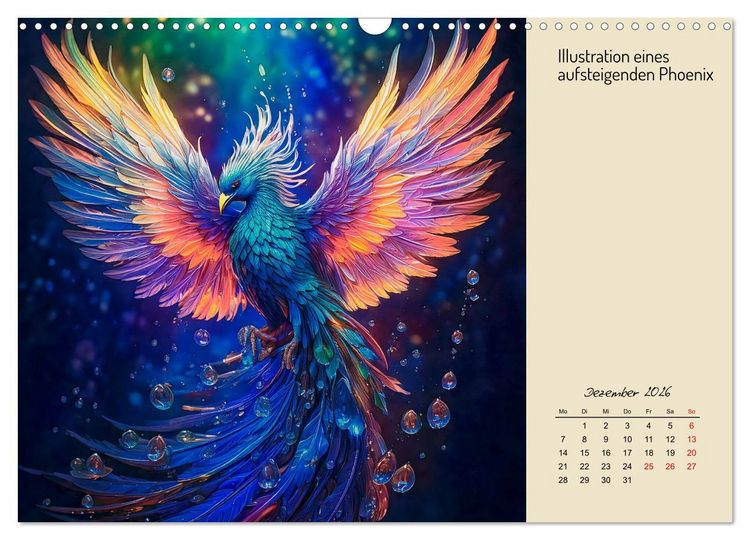Produktbild: Vogelwelt, lustig, bunt und verspielt (Wandkalender 2026 DIN A3 quer), CALVENDO Monatskalender