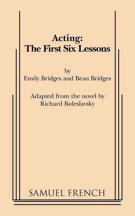 Produktbild: Acting: The First Six Lessons
