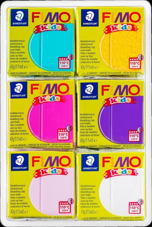 Produktbild: STAEDTLER FIMO kids Colour Pack - girlie 6x42g
