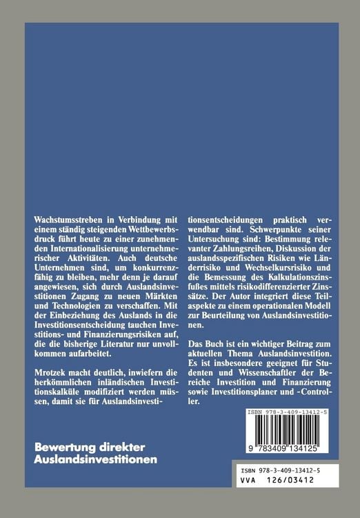 Produktbild: Bewertung direkter Auslandinvestitionen mit Hilfe betrieblicher Investitionskalk&uuml;le