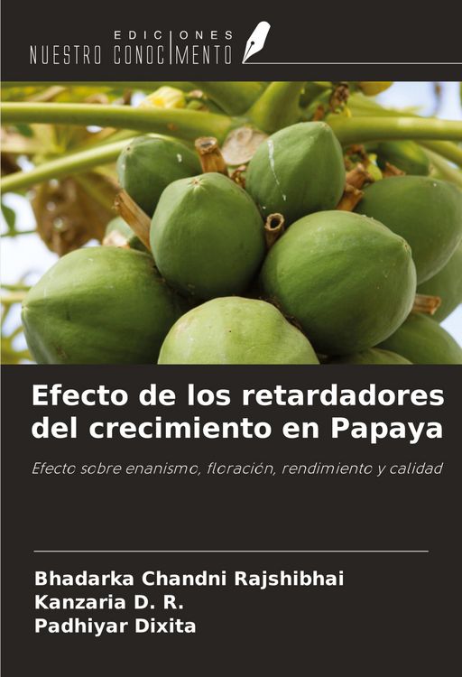 Produktbild: Efecto de los retardadores del crecimiento en Papaya