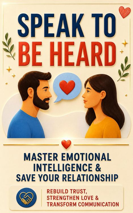 Produktbild: Speak to Be Heard: Master Emotional Intelligence & Save Your Relationship  Rebuild Trust, Strengthen Love & Transform Communication