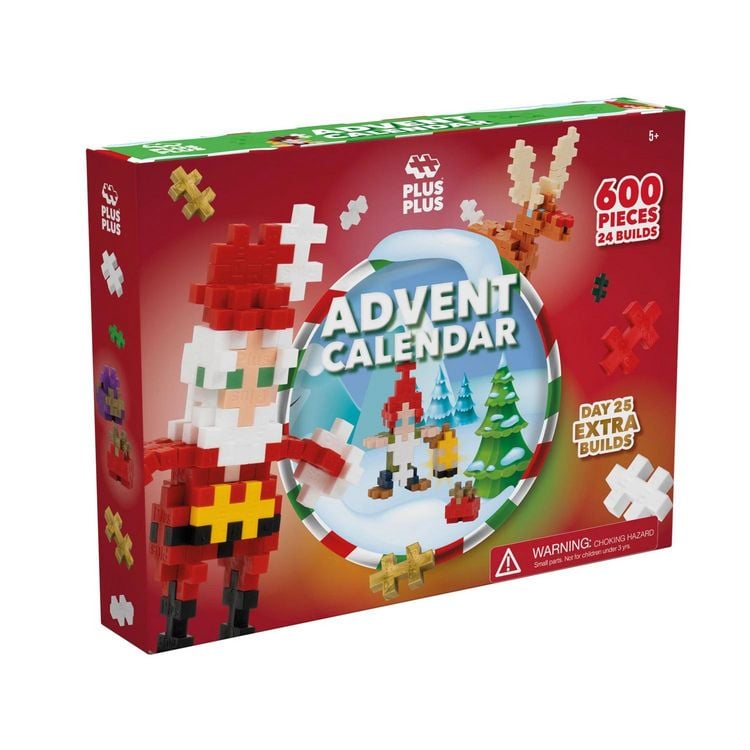 Produktbild: PLUS PLUS - Adventskalender Plus-Plus Weihnachtsdorf