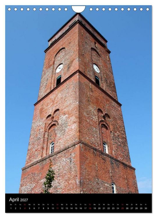 Produktbild: Borkum (Wandkalender 2027 DIN A4 hoch), CALVENDO Monatskalender