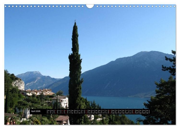 Produktbild: Gardasee (Wandkalender 2026 DIN A3 quer), CALVENDO Monatskalender