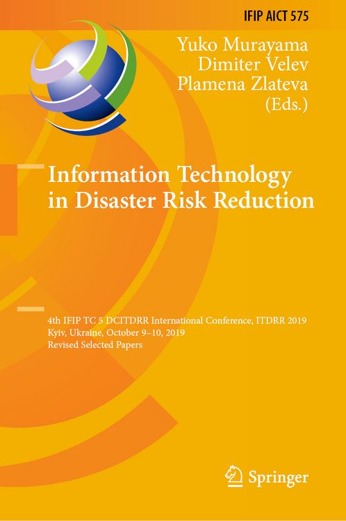 Produktbild: Information Technology in Disaster Risk Reduction