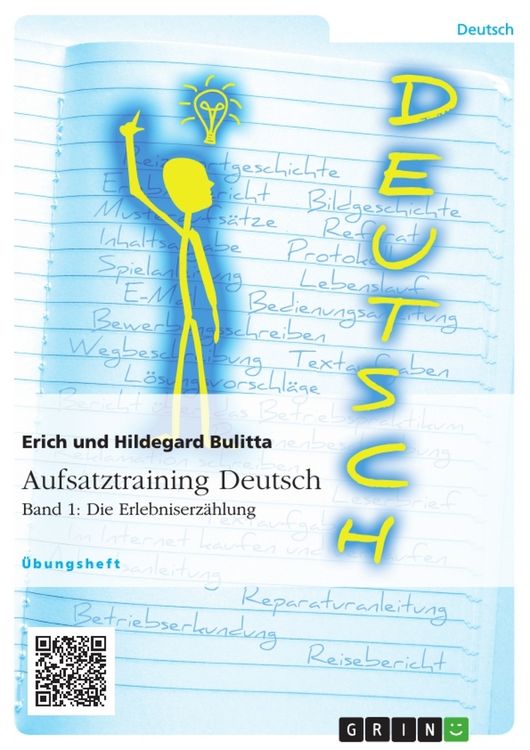 Produktbild: Aufsatztraining Deutsch - Band 1: Die Erlebniserz&auml;hlung