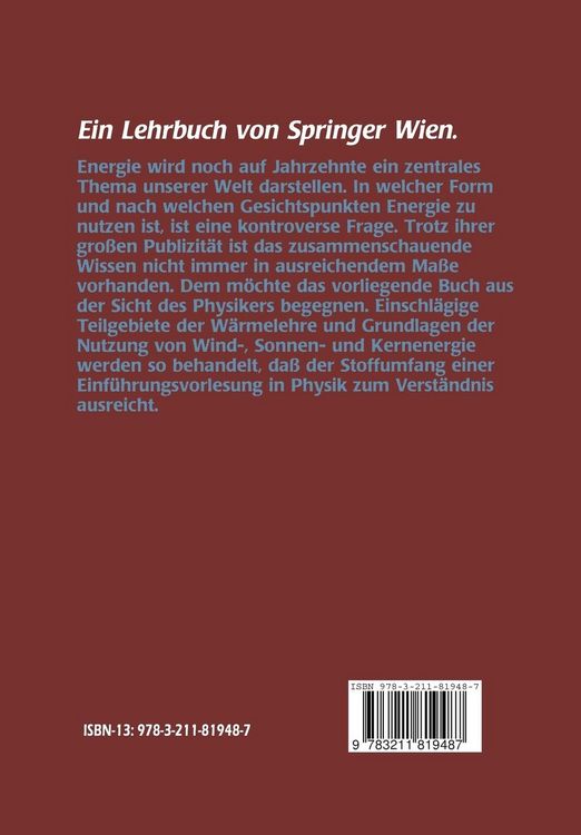 Produktbild: Physikalische Grundlagen der Energietechnik