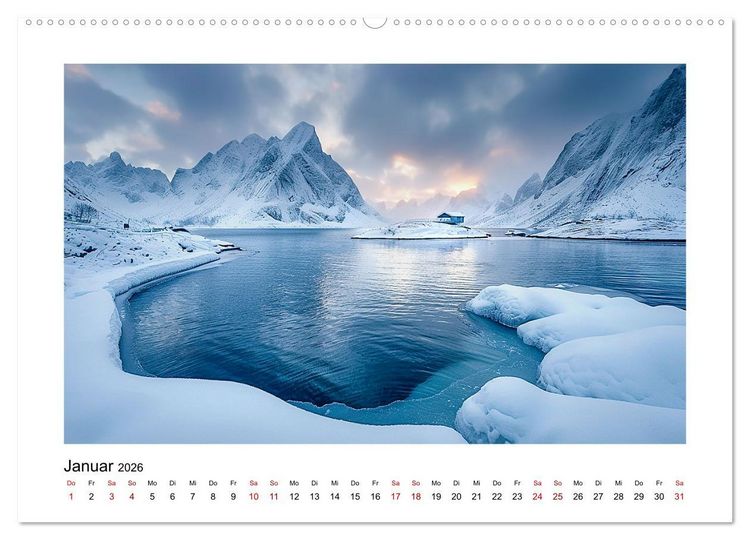 Produktbild: Traumhafte Buchten (hochwertiger Premium Wandkalender 2026 DIN A2 quer), Kunstdruck in Hochglanz