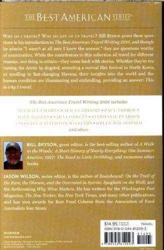Produktbild: The Best American Travel Writing 2016