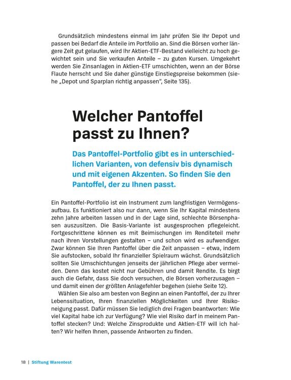 Produktbild: Das Pantoffel-Portfolio