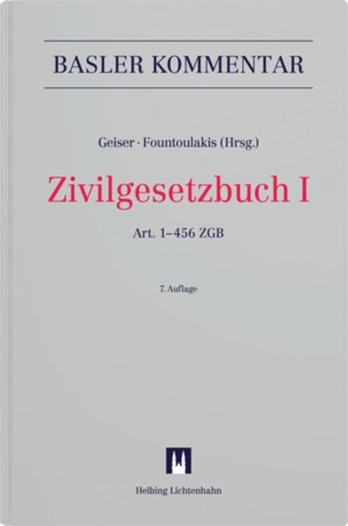 Produktbild: Zivilgesetzbuch I