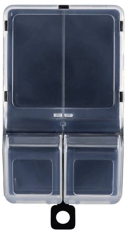 Produktbild: TRU COMPONENTS TC-ERB-9057 Sortimentskasten (L x B x H) 113 x 60 x 30 mm Anzahl F&auml;cher: 2 variable Unterteilung Inhalt 1 St.