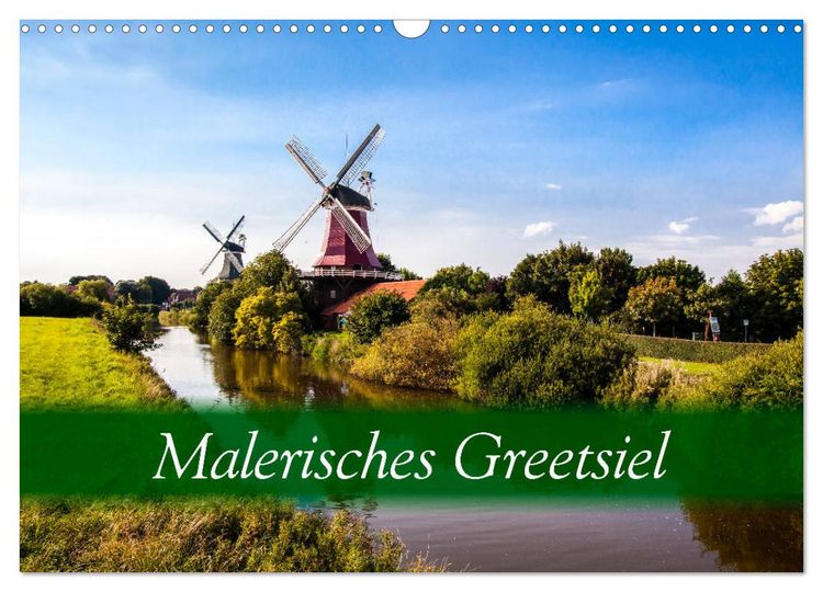 Produktbild: Malerisches Greetsiel (Wandkalender 2026 DIN A3 quer), CALVENDO Monatskalender