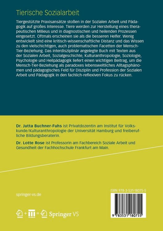 Produktbild: Tierische Sozialarbeit