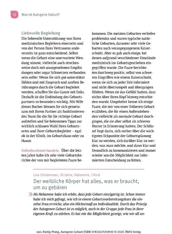Produktbild: Autogene Geburt