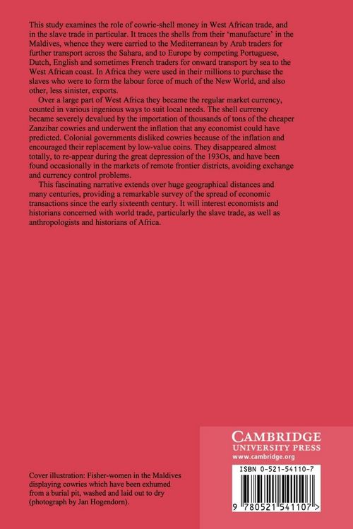 Produktbild: The Shell Money of the Slave Trade
