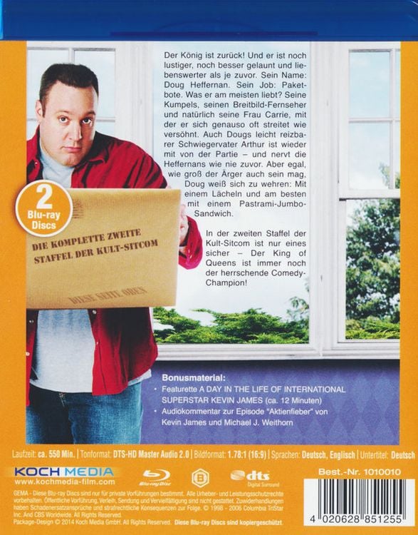 Produktbild: The King of Queens - Die komplette Staffel 2 [2 BRs]