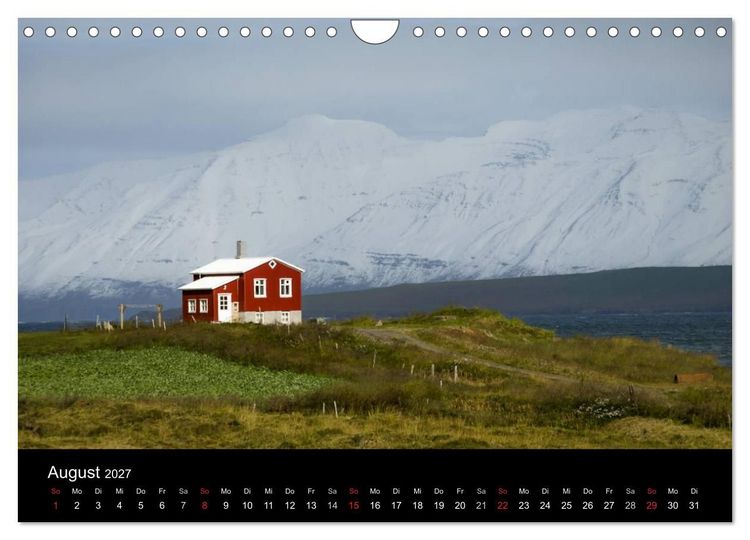 Produktbild: Island (Wandkalender 2027 DIN A4 quer), CALVENDO Monatskalender