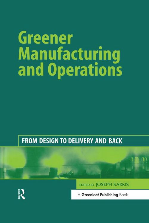 Produktbild: Greener Manufacturing and Operations