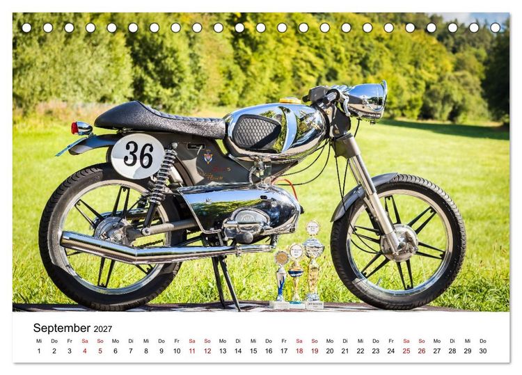 Produktbild: Kreidler-Kult (Tischkalender 2027 DIN A5 quer), CALVENDO Monatskalender