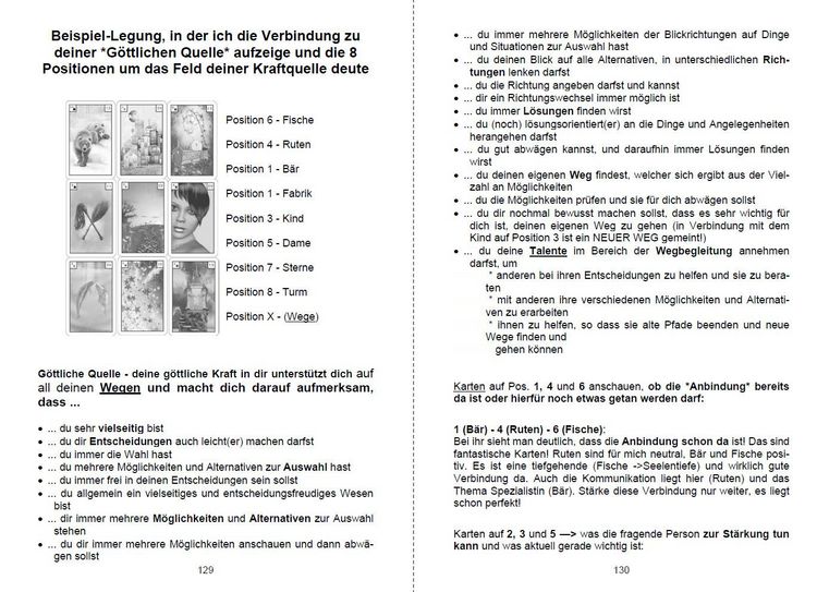 Produktbild: Lenormand Deutung geistige Welt &bdquo;Verbindung mit den Engeln, H&ouml;heres Selbst oder Jenseitskontakt&ldquo;