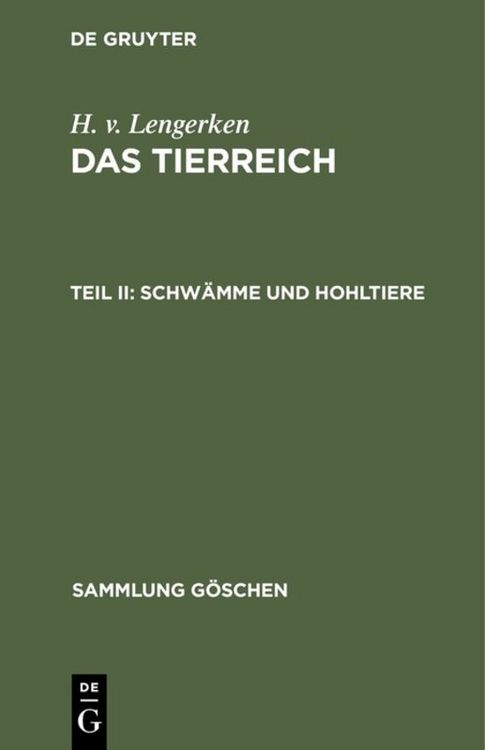 Produktbild: Schw&auml;mme und Hohltiere