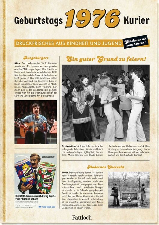 Bild vom Artikel 1976 – Geburtstagskurier vom Autor Ute Wielandt