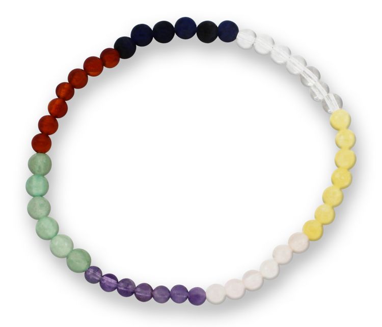 Produktbild: Multicolor Edelsteinarmband 3-4mm, J748-40