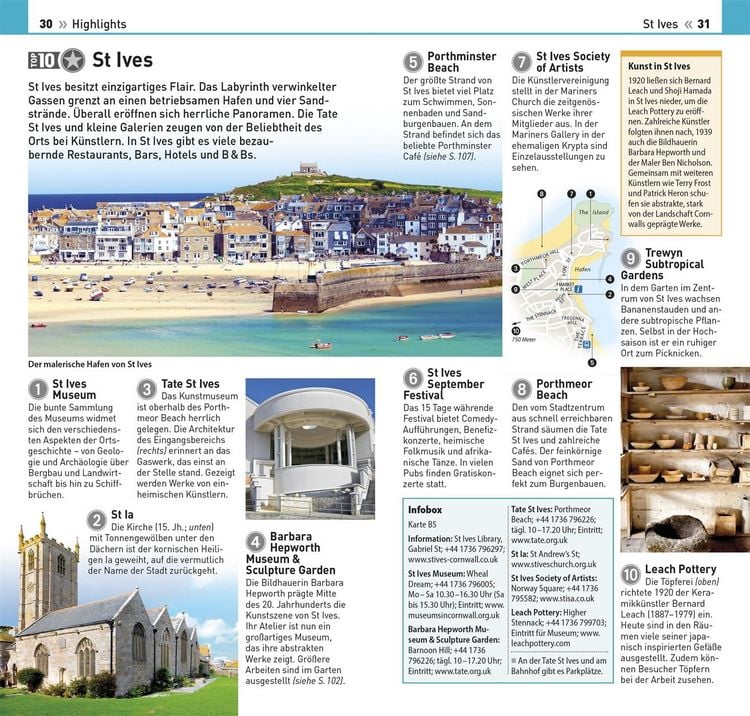 Produktbild: TOP10 Reisef&uuml;hrer Cornwall & Devon