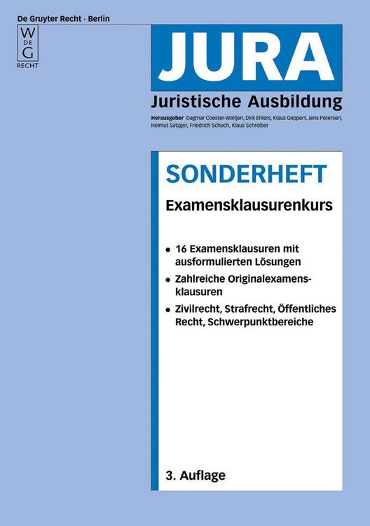 Produktbild: Examensklausurenkurs
